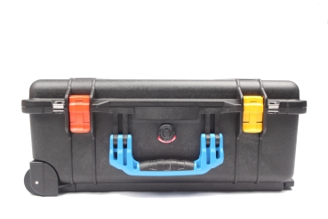 Tool Case including pimpOrganizer (pimpDivider partition system and lid divider) installed in Peli 1560 Case